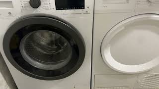 beko WTE 7536 XA 7kg 1000 rpm washing machine and beko DU 7111 PA tumble dryer