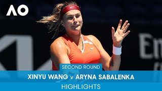 Xinyu Wang v Aryna Sabalenka Highlights (2R) | Australian Open 2022
