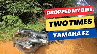 Dharwad To Ulavi Solo Bike Ride | dropped my Bike | Beautiful Roads | Yamaha Fz