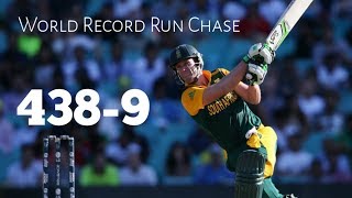 World Record match 438 Run chase | Australia v South Africa 5th ODI - highlights