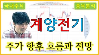 계양전기 : 주가의 향후 흐름과 전망