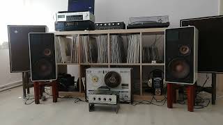 #vintage #hifi #tube Universum Quelle speaker / 5 w single ended amplifier demo