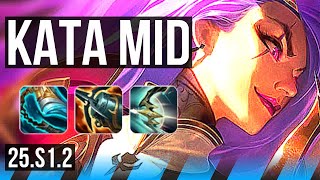 KATARINA vs MEL (MID) | 800+ games, Godlike | KR Master | 25.S1.2