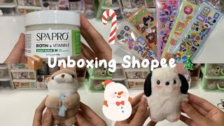 Unboxing Shopee🎄Cùng mình khui những đơn hàng vào đêm noel này nhaaa🫶🏻🎉💗#baohanitsme #hihi