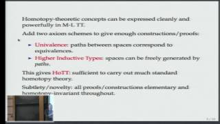 Homotopy Type Theory: what can logic do for homotopy theory? - Peter Lumsdaine