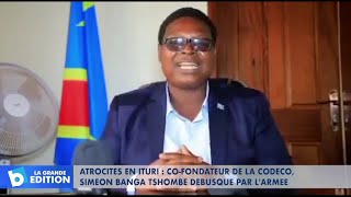 Atrocités en Ituri: Co-Fondateur de la CODECO, Siméon Banga Tshombe, débusqué par l’armée