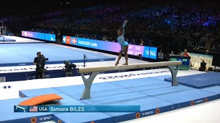 (14.566) Simone biles balance beam Qual/ 2023 WAG World Championships