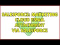 Salesforce: Marketing Cloud email attachment via Salesforce (2 Solutions!!)