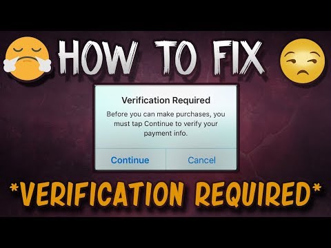 How To Fix Verification Required In App Store *2017* How To Fix Verification Required In App Store *2017*