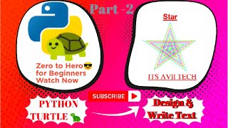 Python turtle for beginners| How to Design & Write | python turtle graphics | (hindi) using VSCode.