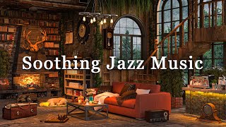 Soothing Rainy Jazz Music ☕ Relax Coffee Shop Music ~ Smooth Jazz Instrumental Music for Work, Study