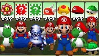 Super Mario 64 DS - All Power-Ups