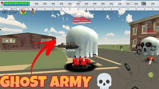 Ghost army in chicken gun 💀|| chicken gun game