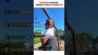 Ranking worst swing fails moments #swing #fails