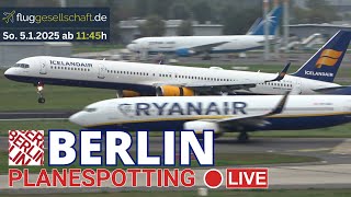 Planespotting LIVE Berlin (BER) Airport | Icelandair Boeing 757 Special #livestream