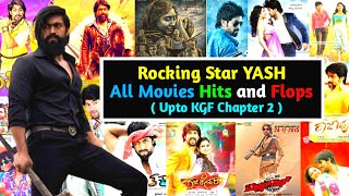 Rocking Star Yash Hits and Flops | Yash Hits and Flops Upto KGF Chapter 2 | Rocking Star#Yash