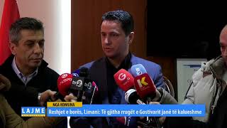 Reshjet e borës, Limani: Të gjitha rrugët e Gostivarit janë të kalueshme