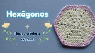 Hexágono a crochet| Manta hexagonal| Azul Clarito