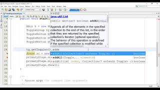 JavaFX Tutorial 09 - Create ToggleButton Java GUI