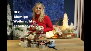 die zürcherin #diy blumige Weihnachtsgeschenke #floraldesign #floristik #deutsch