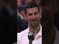 novak djokovic reacts to getting booed at wimbledon 🎾 shorts