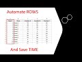 How to Automate Row numbers in Excel?