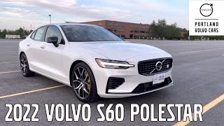 2022 Volvo S60 Recharge Plug-In Hybrid Polestar Engineered / Car tour with Heather