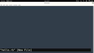Ruby: "Hello World"
