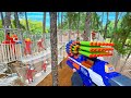 Nerf War | Amusement Park Battle 94(Nerf First Person Shooter)