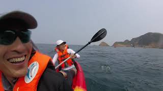 大叔今日唔上山，反而下海。西貢東海三島：橫洲（月牙洞、蠟燭洞）、火石洲（關刀洞、穿鼻窿洞）、甕缸洲（海上宮殿）