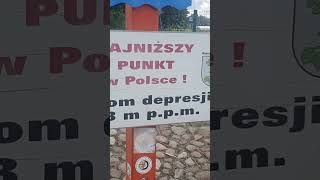 Najniższy punkt w Polsce