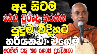 අද සිටම මෙය පුරුදු කලොත් අනිවාරෙන්ම මරණින් පසු බඹ ලොව උපදිනවා | Ven Koralayagama Saranathissa Thero