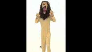 Cirque Sinister Vicious Lion Costume Beige Video