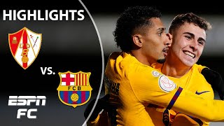 🚨 LATE DRAMA 🚨 UD Barbastro vs. Barcelona | Copa Del Rey Highlights | ESPN FC