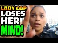 LADY COP LOSES HER MIND - 1st AMENDMENT AUDIT - Cop Watch