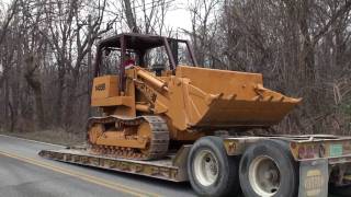 Delivery of our CASE 1455B Crawler Loader