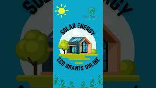 Solar Energy | Eco Grants Online