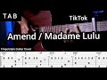 j^p^n - Amend (Madame Lulu) - Fingerstyle Guitar Cover - Tutorial (TAB)