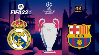Real Madrid x Barcelona | FIFA 23 Champions League | Final [4K 60FPS]