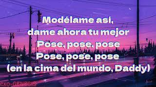 Daddy Yankee - Pose (Letra/Lyrics)