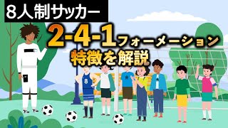 241フォーメーション解説【8人制サッカー】