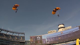 Elite Navy parachute team jumps into Gillette