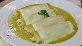 🔴Las Enchiladas Suizas Más Cremosas Que Probarás En Tu Vida! Receta original 💥