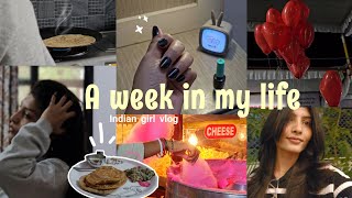 [VLOG] Few days of a week in my life | Productive Vlog | Aesthetic Indian Vlog🌱