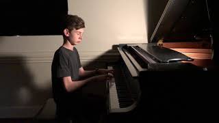 Teen pianist, Evan Brezicki, performs "Natural" by Imagine Dragons.