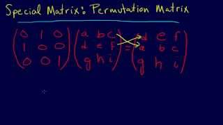 3.1.17-Linear Algebra: Permutation Matrix