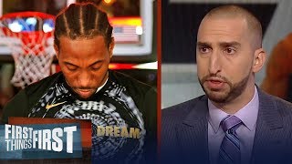 Nick Wright on what Kawhi joining the Lakers would mean for LeBron | NBA | FIRST THINGS FIRST