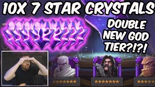 FIRST 2025 10x 7 Star Crystal Opening! - DOUBLE NEW 7 STAR GOD TIER?!? - Marvel Contest of Champions