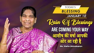 Rain Of Blessings Are Coming Your Way | Sis. Stella Dhinakaran | Today's Blessing