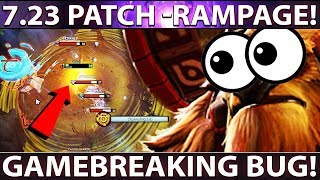 MOST WTF GAMEBREAKING BUG EVER IN DOTA 2! Welcome to Patch 7.23